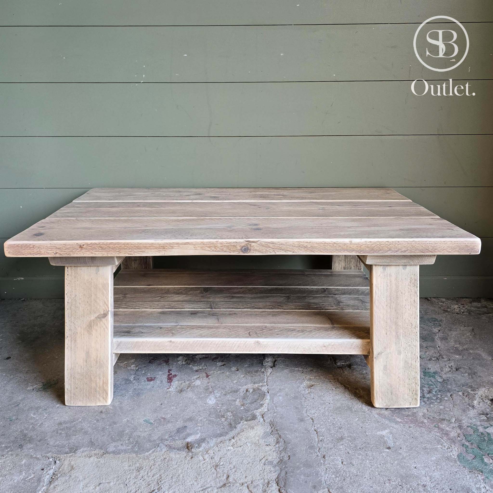 Barn Coffee Table - 100cm Long x 66cm Deep - Natural