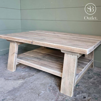 Barn Coffee Table - 100cm Long x 66cm Deep - Natural