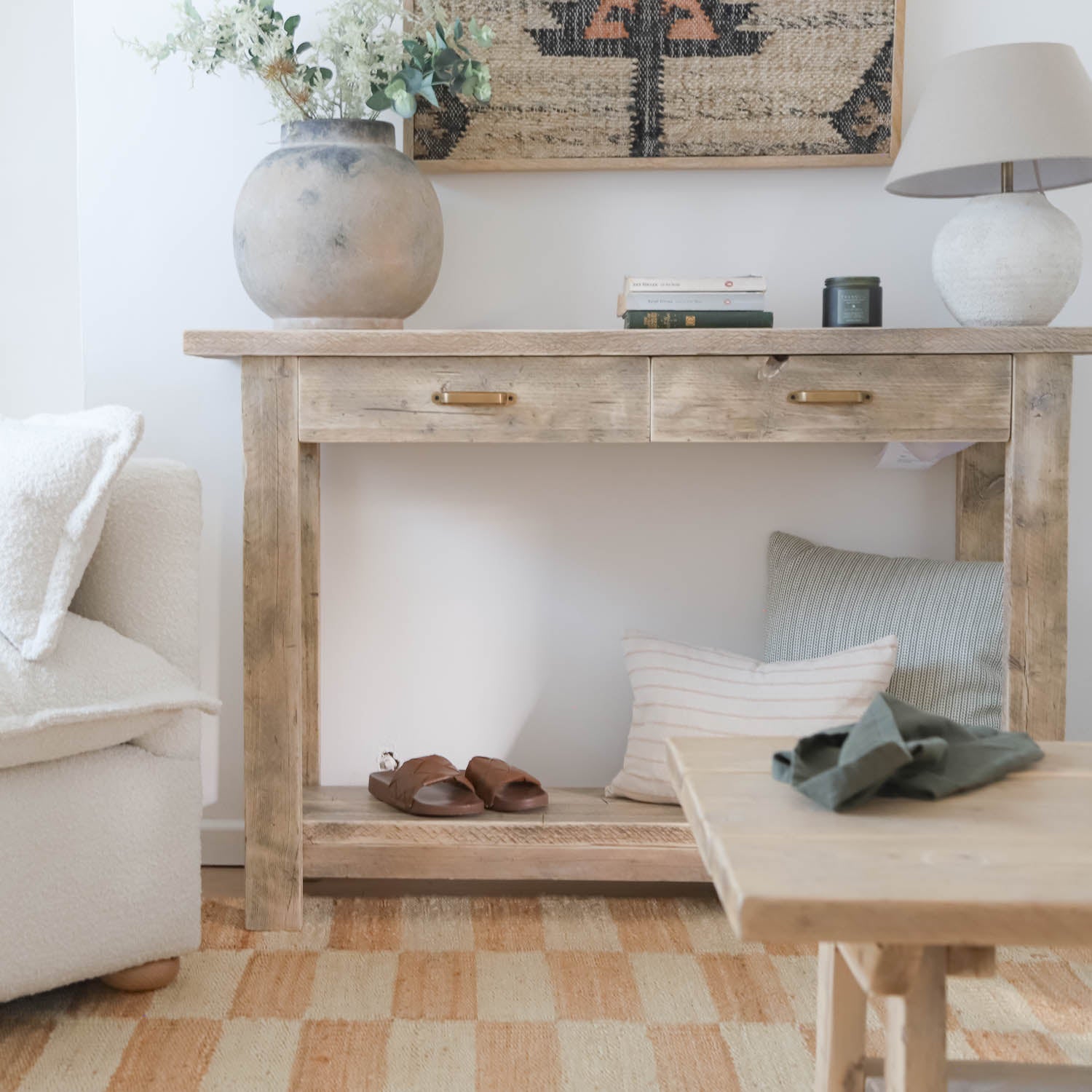 Two Drawer Shore Console Table