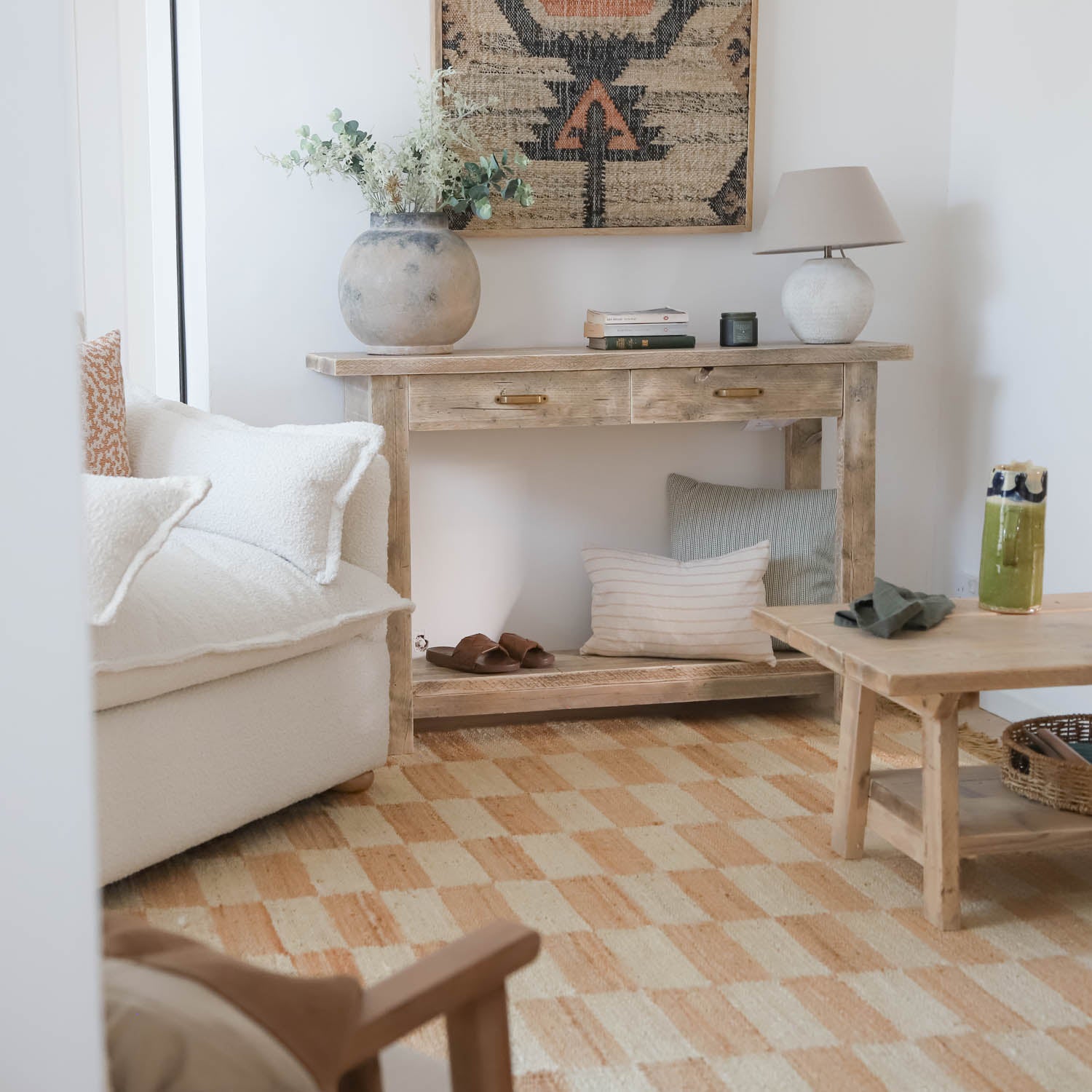 Two Drawer Shore Console Table