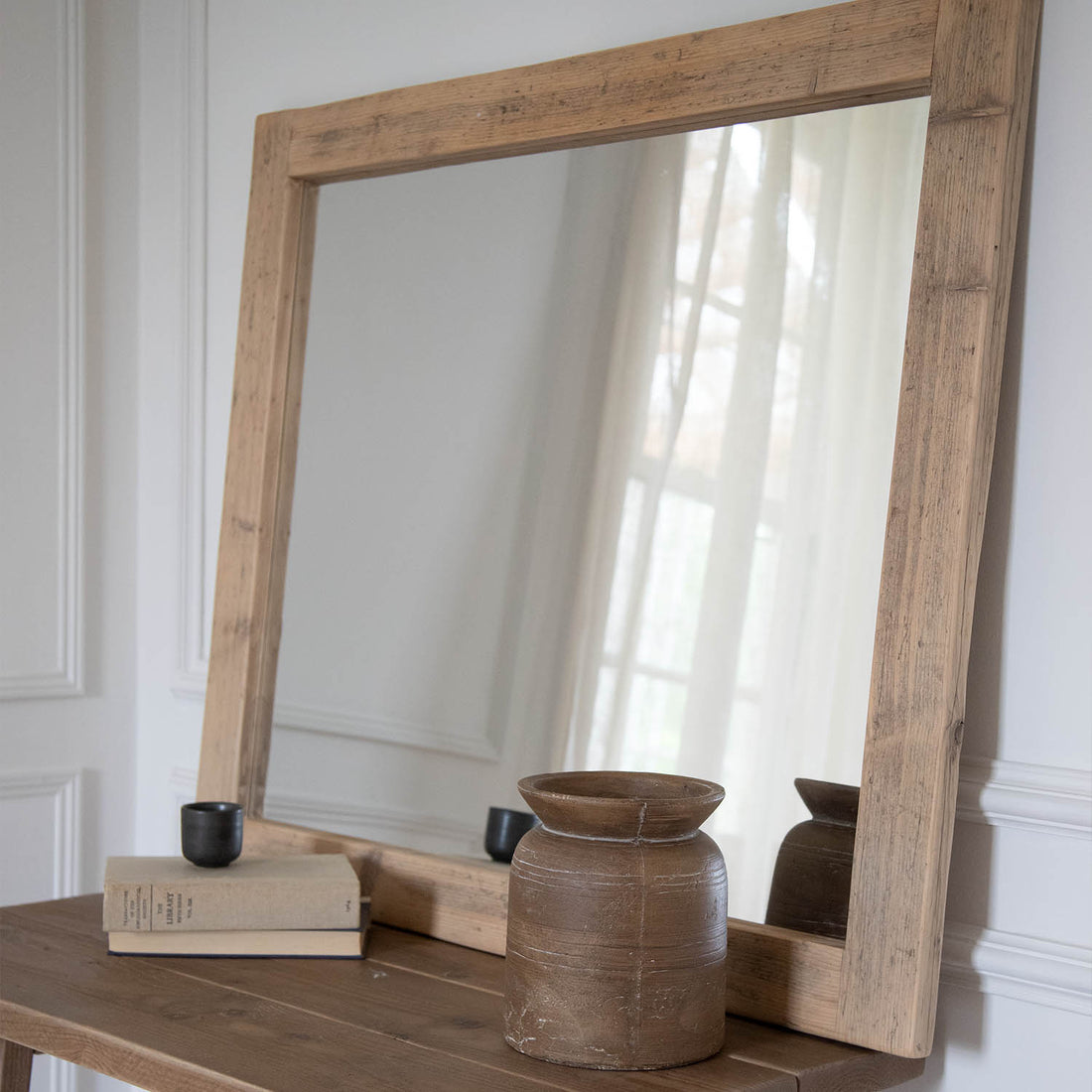 Reclaimed wood mirror