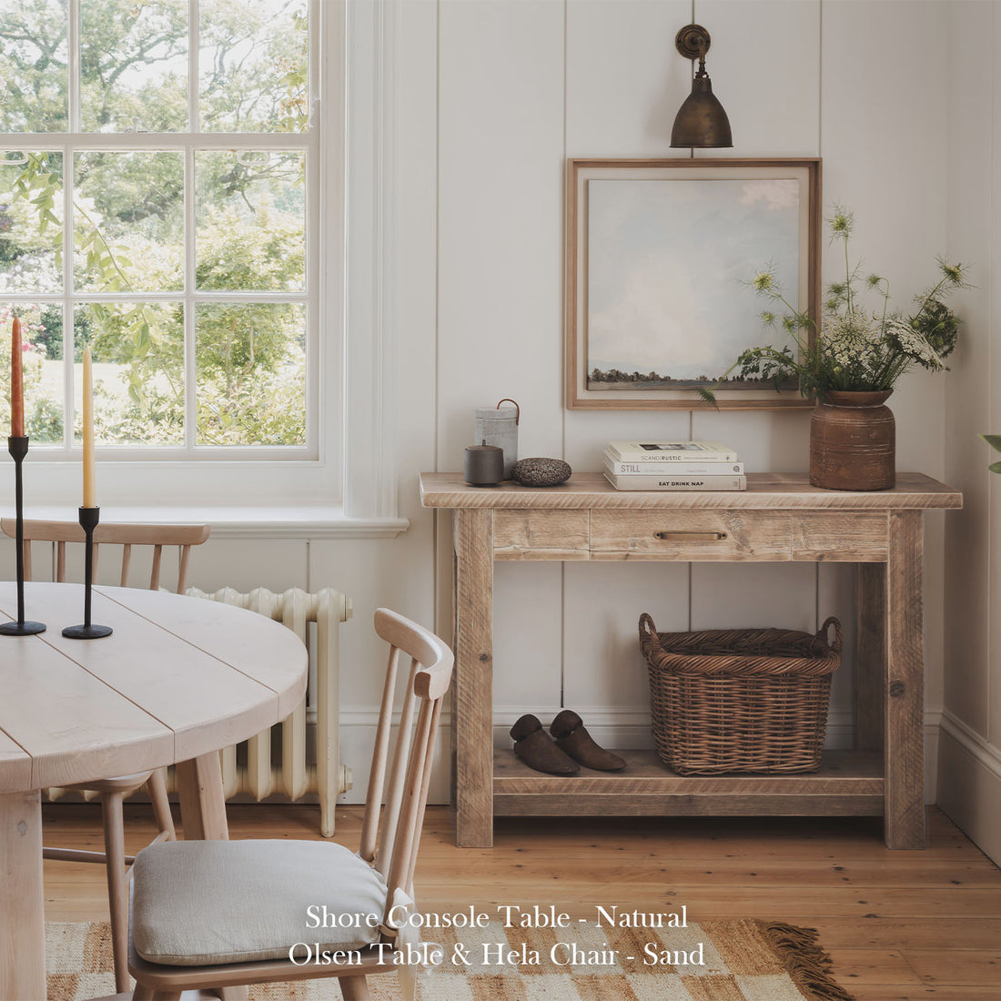 Shore Console Table with Drawer