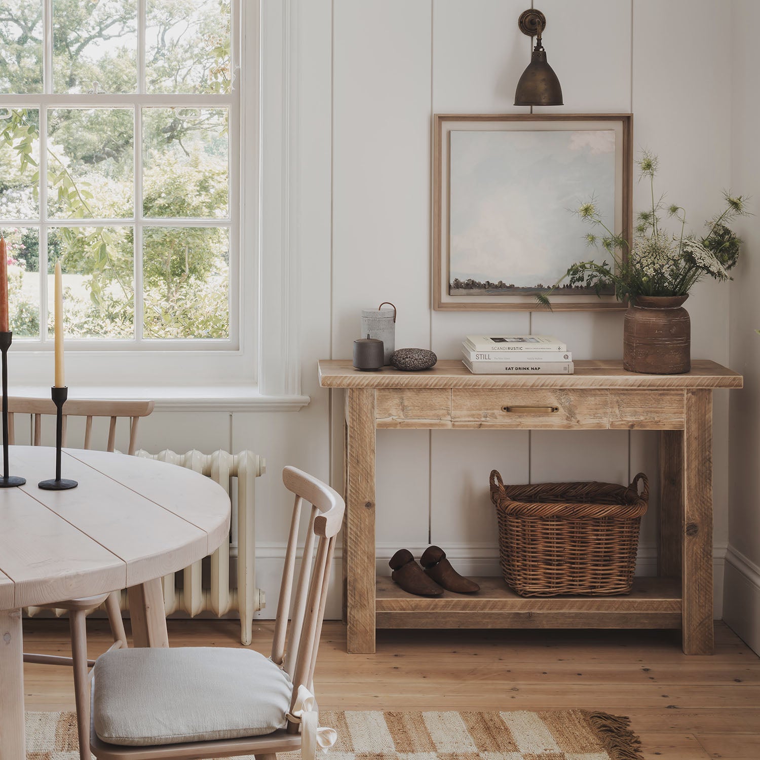 Shore Console Table with Drawer