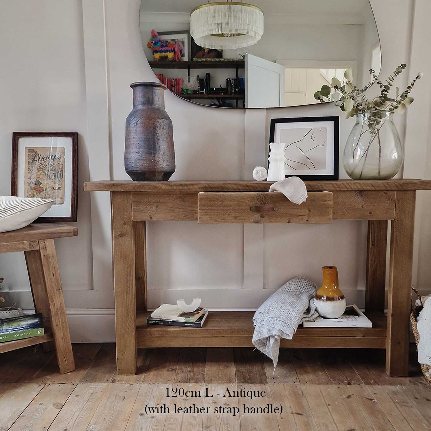 Shore Console Table with Drawer